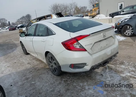 2019 Honda Civic Sport z USA, uszkodzony, nr VIN 2HGFC2F83KH550593